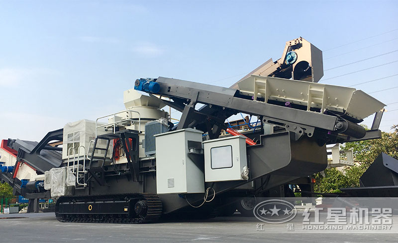 履帶式流動石子破碎機(jī)